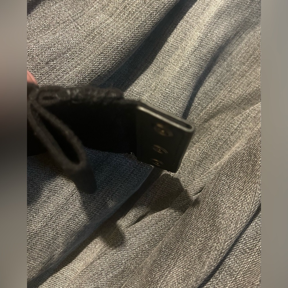 Miss Me Black Belt with Silver Accents - Picture 7 of 7